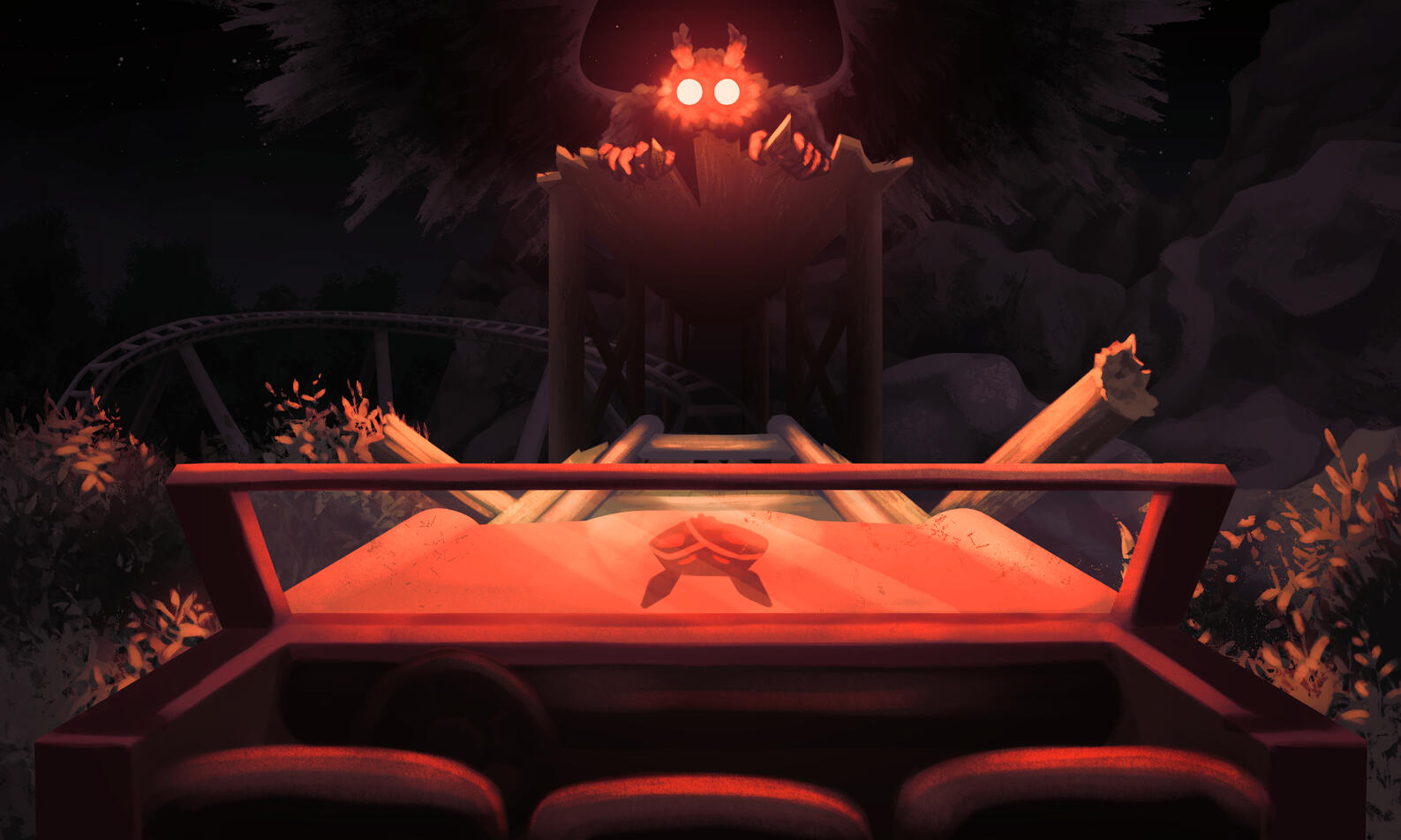 Mothman Bridge Collapse Concept Art (Scene 11)