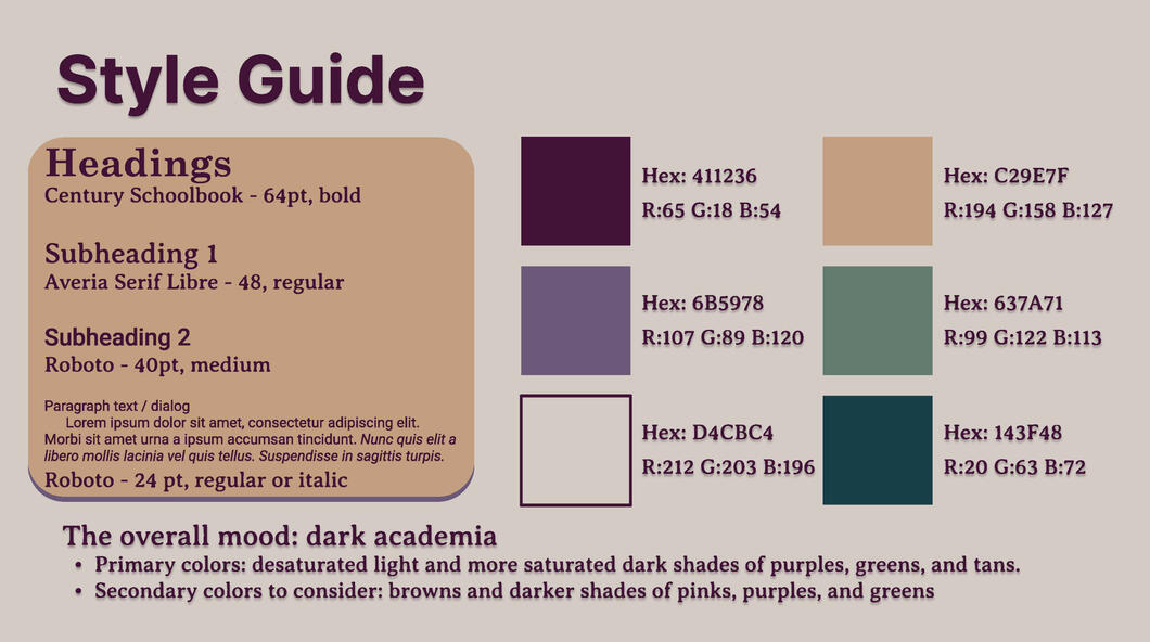 Style Guide