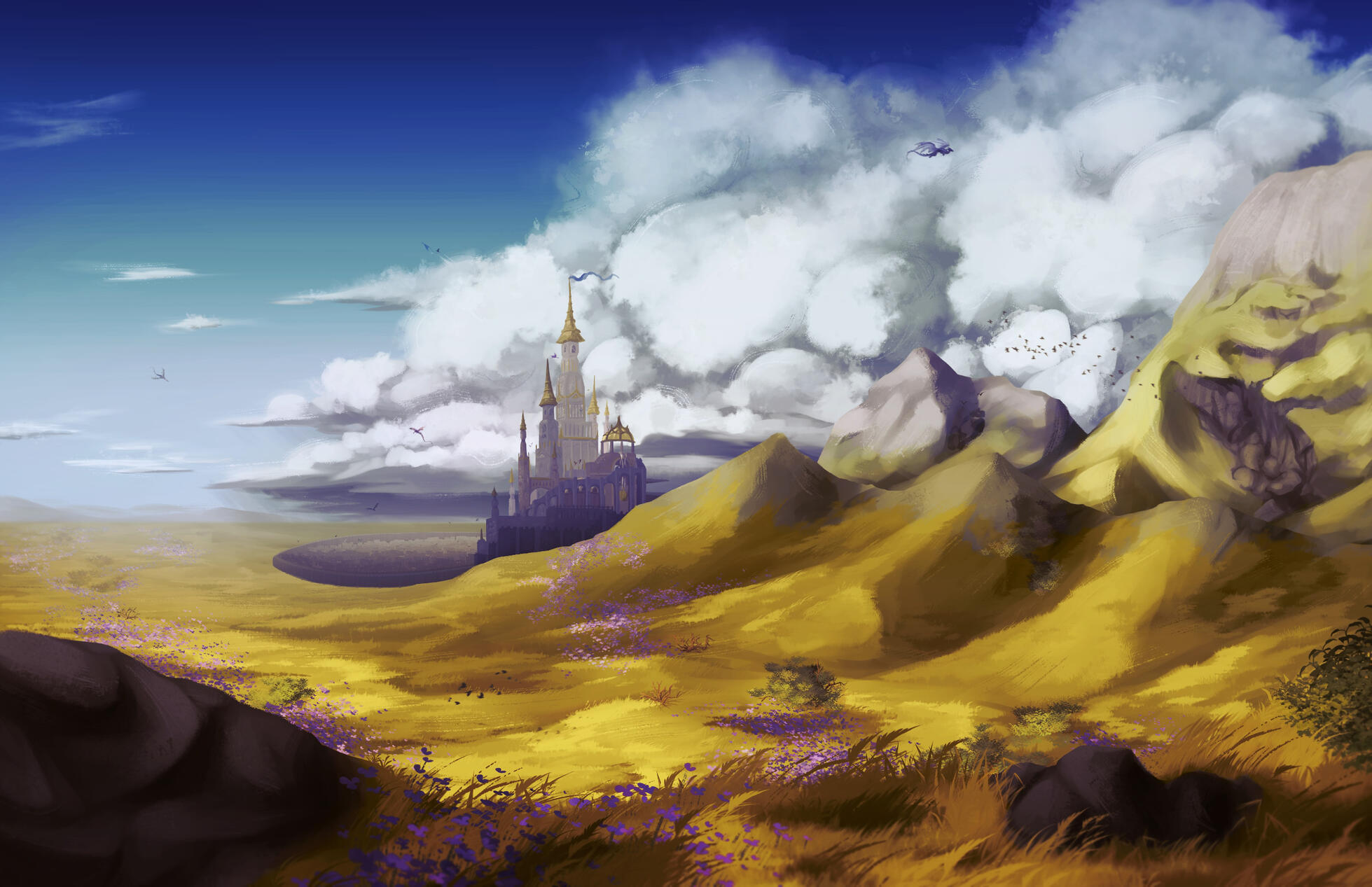 Kingdom of Alaveris Landscape Concept