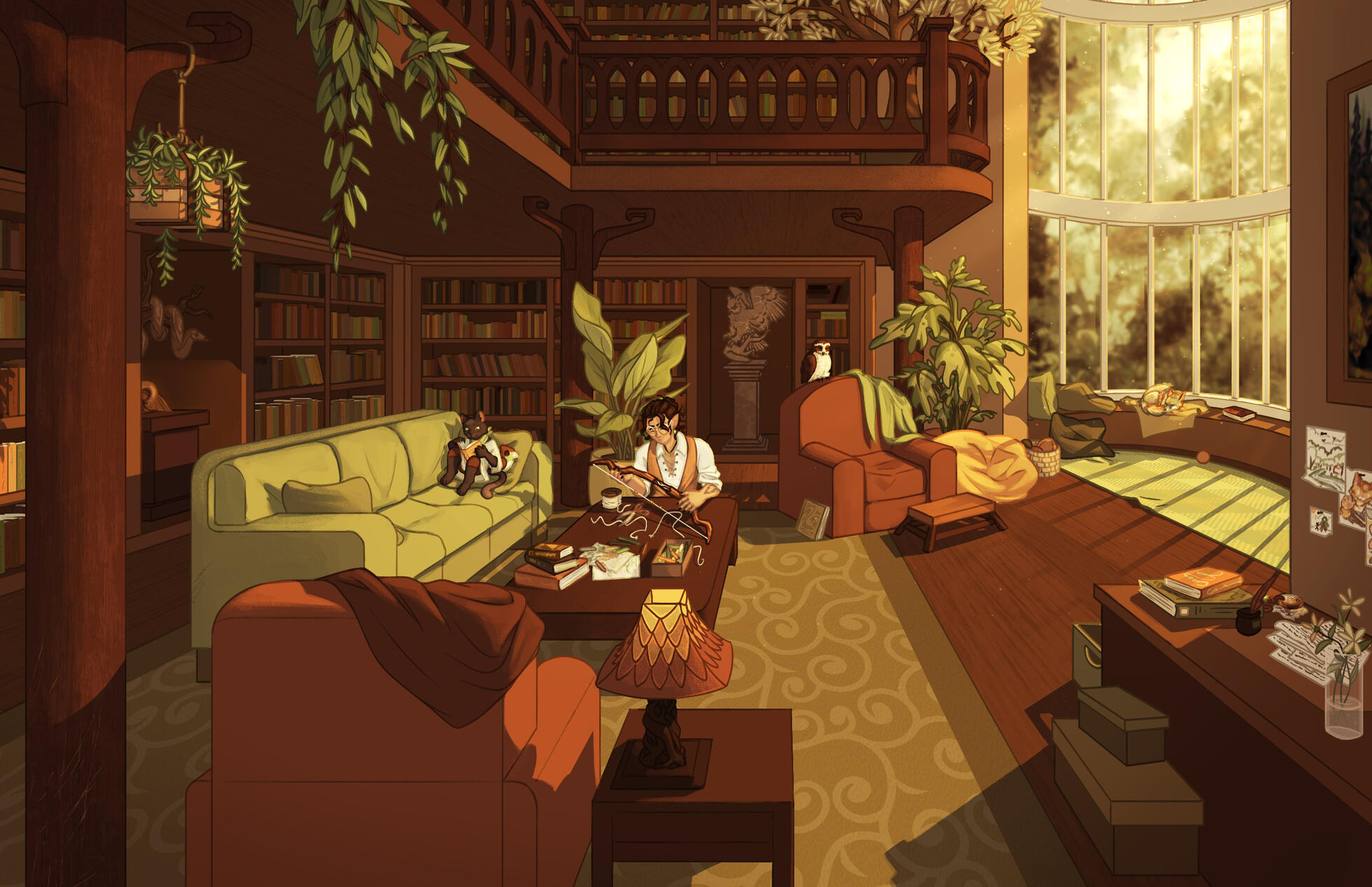 Interior Environment Illustration