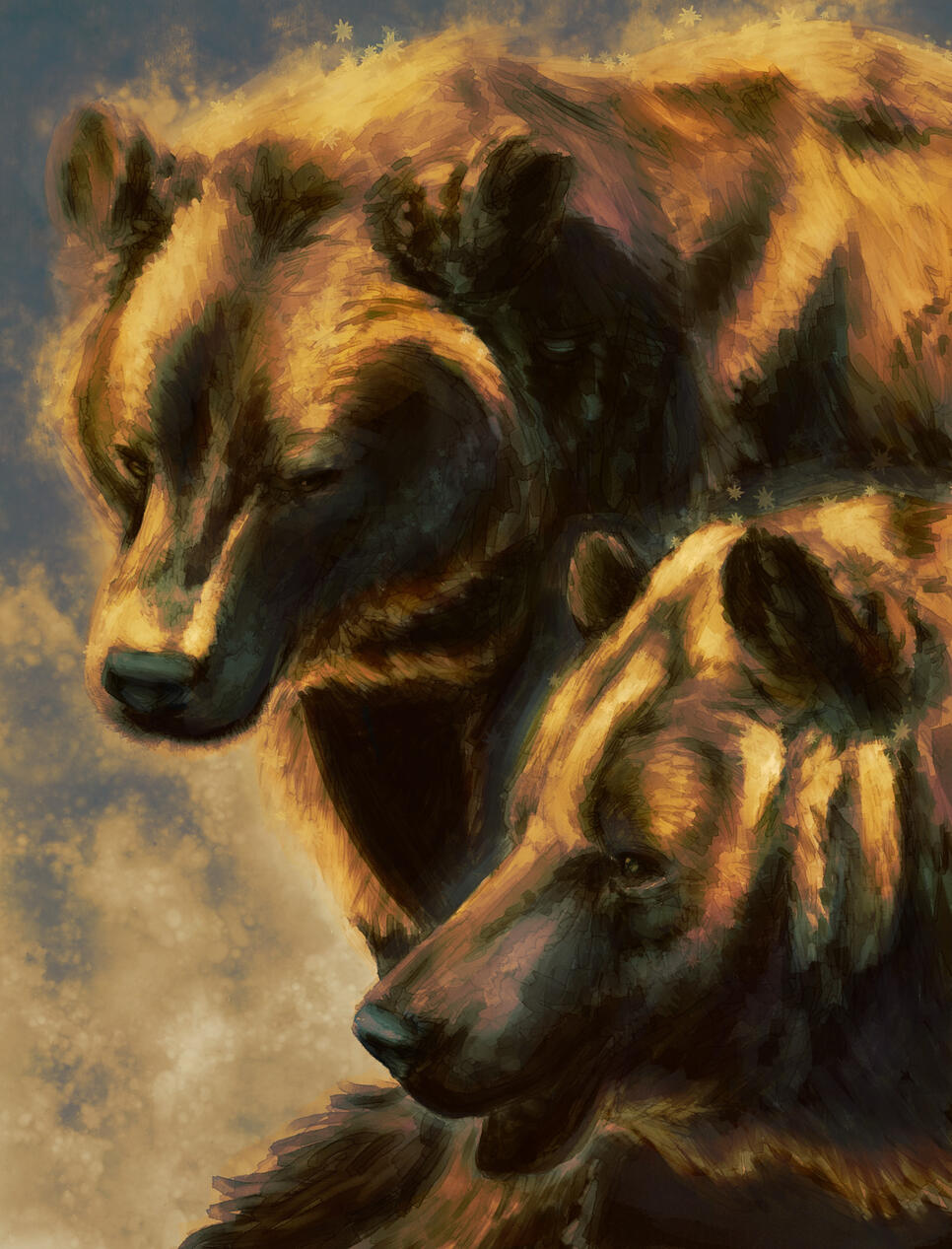 Experimental Bear Painting