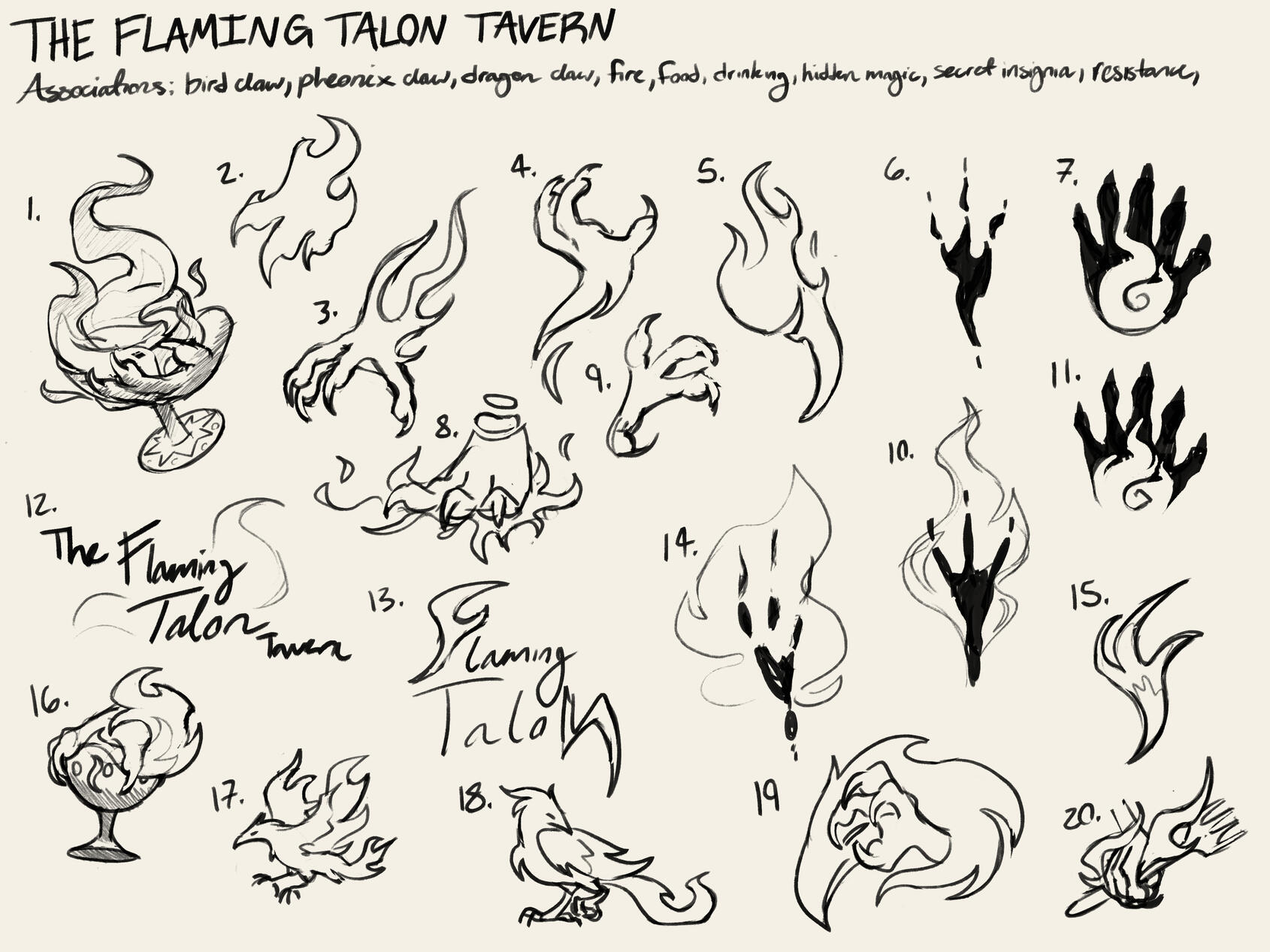 The Flaming Talon Tavern Thumbnails