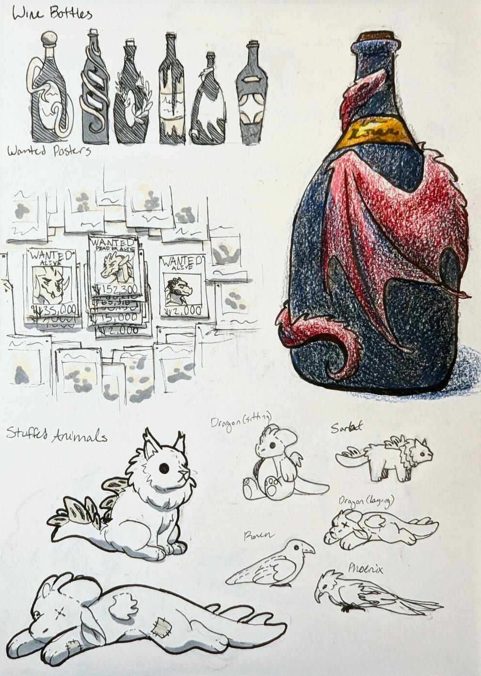 Prop Sketch Concepts